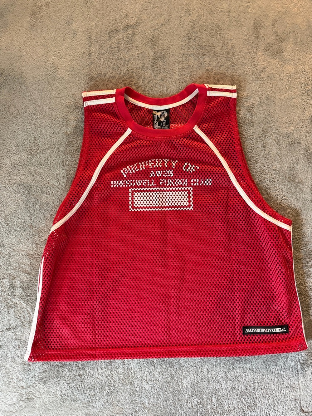 Red Mesh Tank Top - Breedwell
